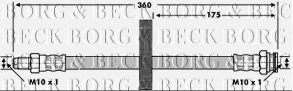 BORG & BECK BBH6777 Гальмівний шланг