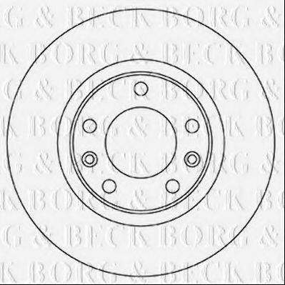 BORG & BECK BBD5350 гальмівний диск