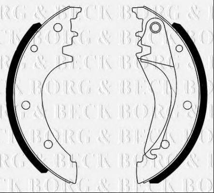 BORG & BECK BBS6494 Комплект гальмівних колодок