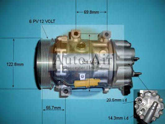 AUTO AIR GLOUCESTER 141308 Компресор, кондиціонер