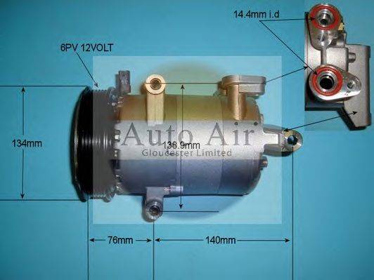 AUTO AIR GLOUCESTER 148147 Компресор, кондиціонер