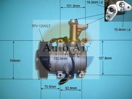 AUTO AIR GLOUCESTER 145344R Компресор, кондиціонер