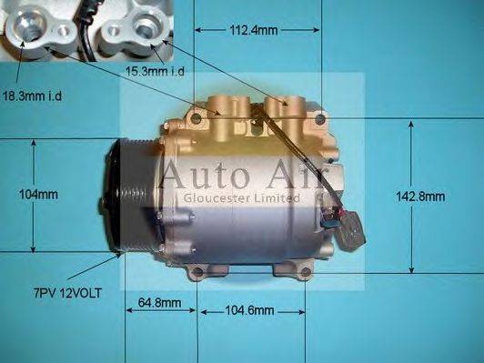 AUTO AIR GLOUCESTER 149724P Компресор, кондиціонер