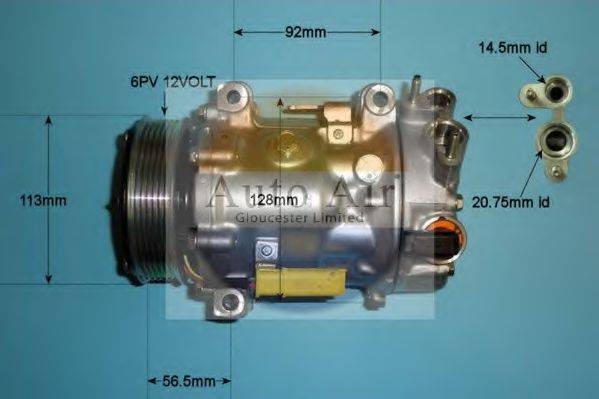 AUTO AIR GLOUCESTER 141322 Компресор, кондиціонер