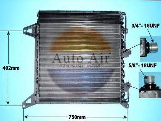 AUTO AIR GLOUCESTER 161164 Конденсатор, кондиціонер