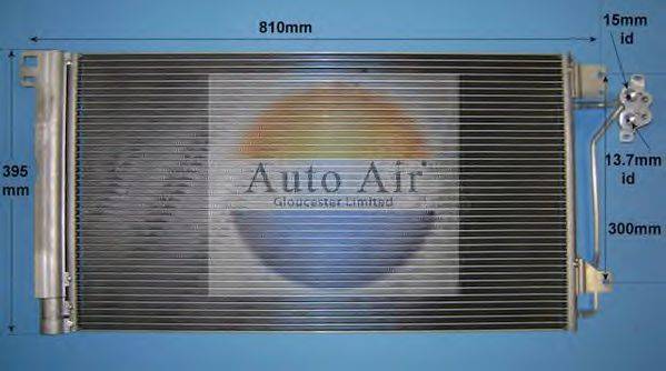 AUTO AIR GLOUCESTER 169964A Конденсатор, кондиціонер