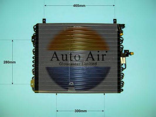 AUTO AIR GLOUCESTER 166578 Конденсатор, кондиціонер