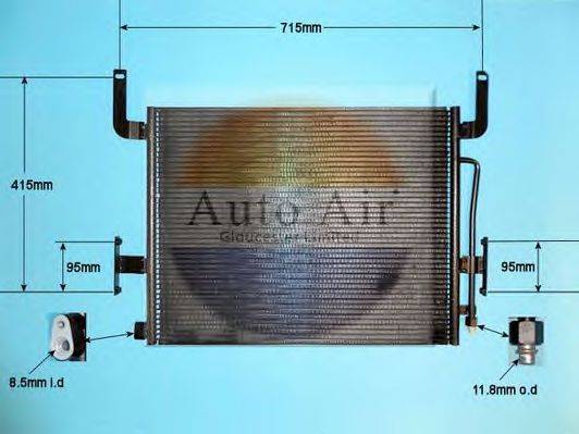 AUTO AIR GLOUCESTER 161298 Конденсатор, кондиціонер