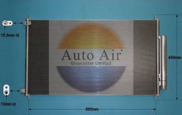 AUTO AIR GLOUCESTER 169983 Конденсатор, кондиціонер