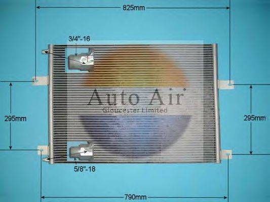 AUTO AIR GLOUCESTER 169930 Конденсатор, кондиціонер