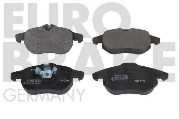 EUROBRAKE 5502223628 Комплект гальмівних колодок, дискове гальмо