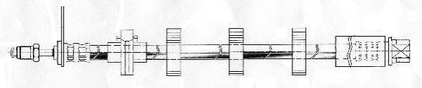 JURID 172056J Гальмівний шланг