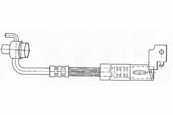 JURID 172456J Гальмівний шланг