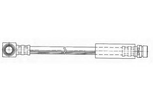 JURID 172050J Гальмівний шланг