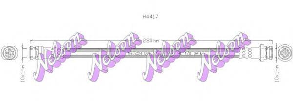 BROVEX-NELSON H4417 Гальмівний шланг