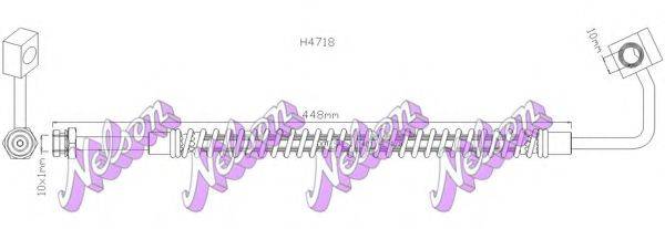 BROVEX-NELSON H4718 Гальмівний шланг