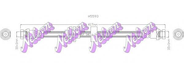 BROVEX-NELSON H5593 Гальмівний шланг
