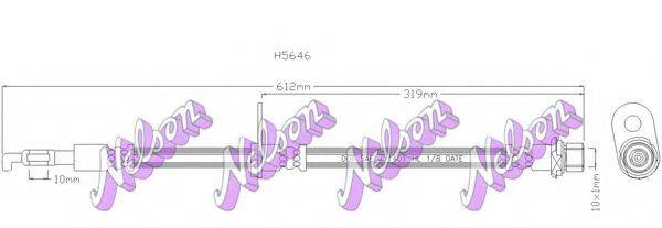 BROVEX-NELSON H5646 Гальмівний шланг