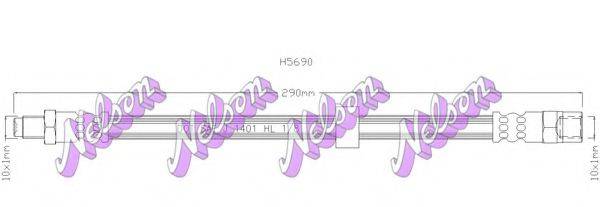 BROVEX-NELSON H5690 Гальмівний шланг