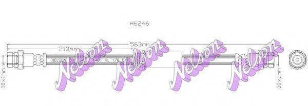 BROVEX-NELSON H6246 Гальмівний шланг