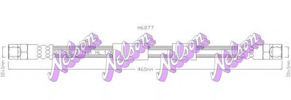 BROVEX-NELSON H6877 Гальмівний шланг