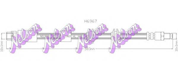 BROVEX-NELSON H6967 Гальмівний шланг