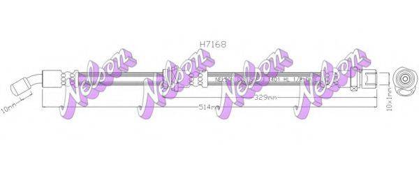 BROVEX-NELSON H7168 Гальмівний шланг