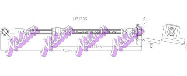 BROVEX-NELSON H7170Q Гальмівний шланг