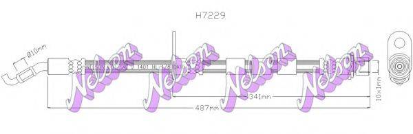 BROVEX-NELSON H7229 Гальмівний шланг