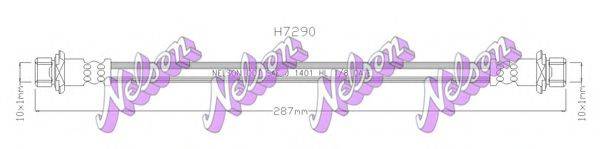 BROVEX-NELSON H7290 Гальмівний шланг