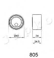 JAPKO 45805 Пристрій для натягу ременя, ремінь ГРМ