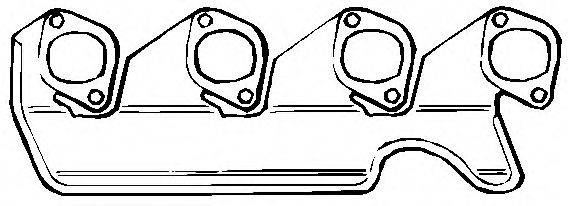 WILMINK GROUP WG1192096 Прокладка, випускний колектор