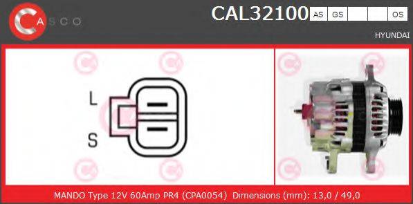 CASCO CAL32100AS Генератор