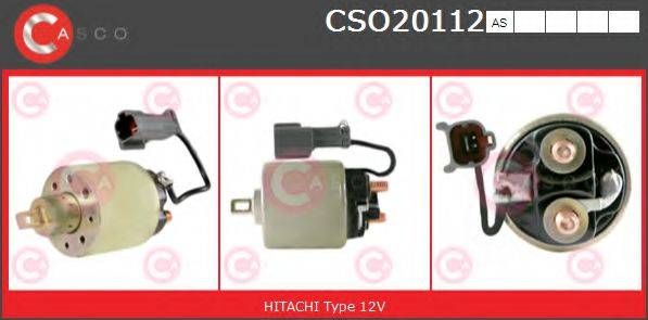 HITACHI 2114T7208 Тягове реле, стартер