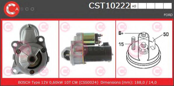 CASCO CST10222AS Стартер