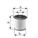 PZL SEDZISZOW WP418X Паливний фільтр
