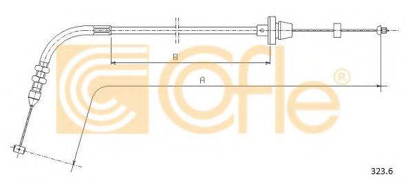 COFLE 3236 Тросик газу