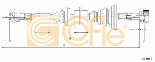 COFLE S05012 Трос спідометра