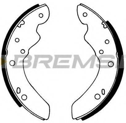 BREMSI GF02131 Комплект гальмівних колодок