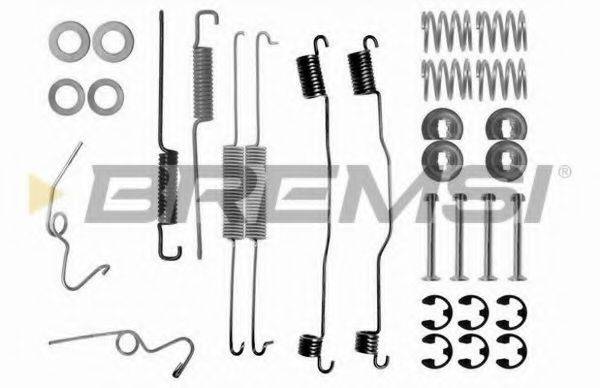 BREMSI SK0624 Комплектуючі, гальмівна колодка