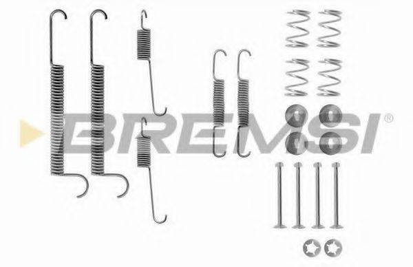 BREMSI SK0630 Комплектуючі, гальмівна колодка