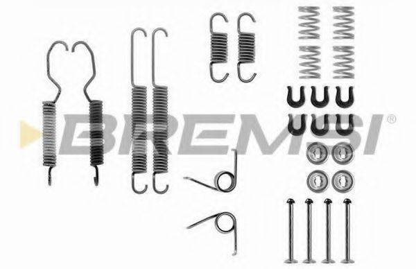 BREMSI SK0683 Комплектуючі, гальмівна колодка