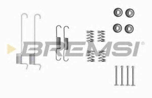 BREMSI SK0848 Комплектуючі, гальмівна колодка