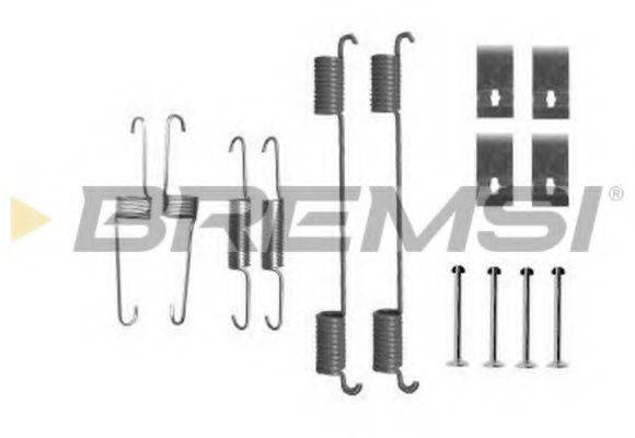 BREMSI SK0859 Комплектуючі, гальмівна колодка