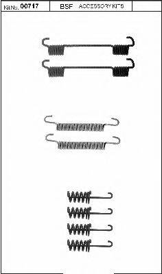 BSF 00717 Комплектуючі, стоянкова гальмівна система