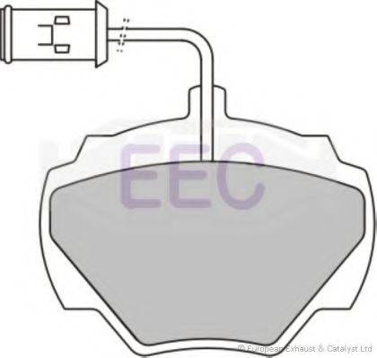 EEC BRP0582 Комплект гальмівних колодок, дискове гальмо