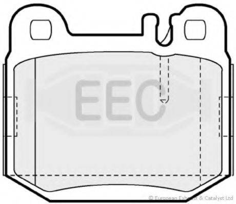 EEC BRP1193 Комплект гальмівних колодок, дискове гальмо