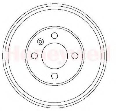 BENDIX 329235B Гальмівний барабан