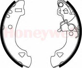 BENDIX 362313B Комплект гальмівних колодок