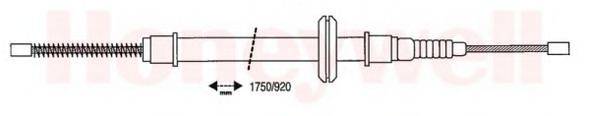 BENDIX 431116B Трос, стоянкова гальмівна система